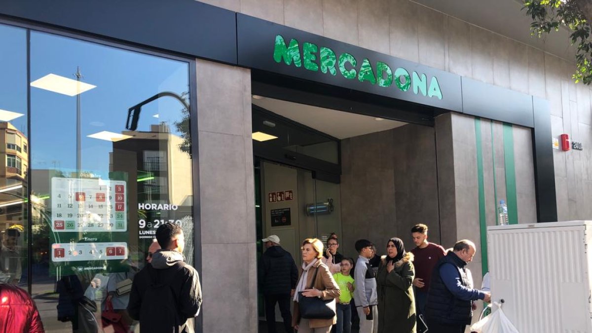 Mercadona de calle Granada en la capital almeriense.