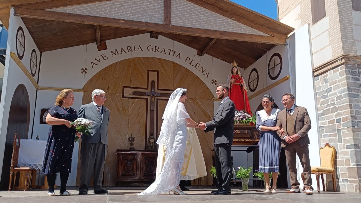 Una de las escenas de la recreación.