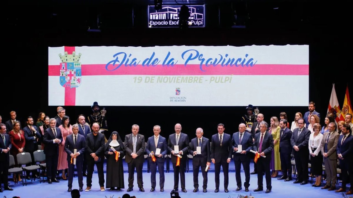 Imagen del acto del ‘Día de la Provincia’ celebrado el año pasado en Pulpí.