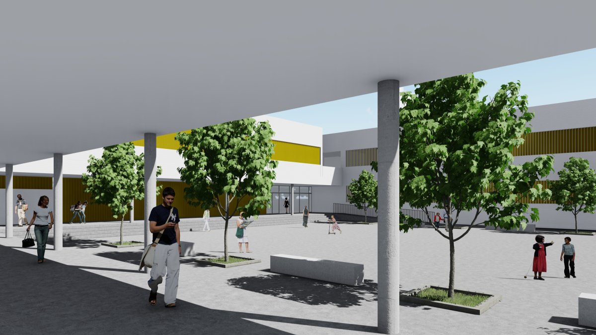 Proyecto del diseño del interior del nuevo IES de Almerimar.