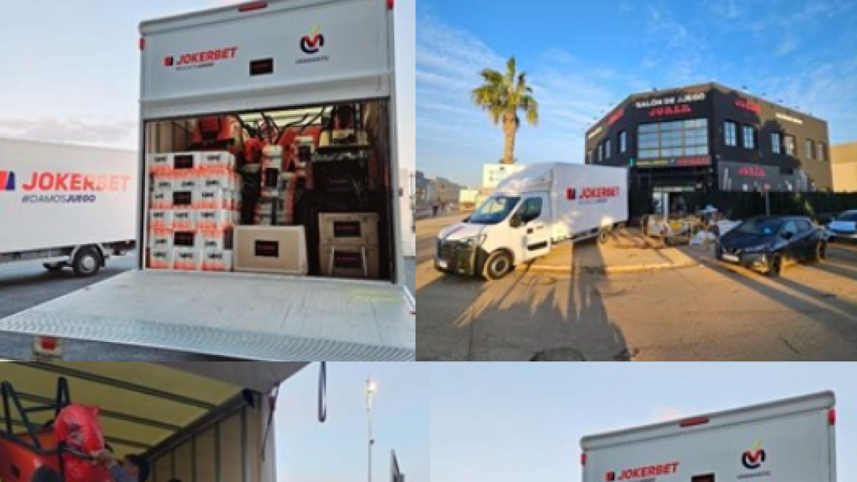 La fundación Jokerbert envía ayuda a los afectados.