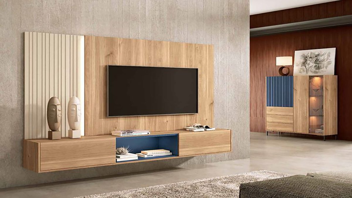 Exposición de salón de Muebles Ortuño.