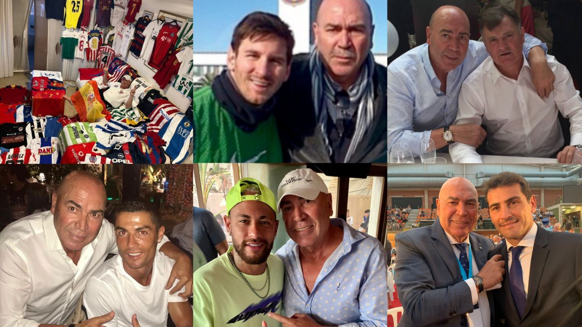 Juan Mesa Guerrero, más conocido como Labi Champion, el amigo de los futbolistas.