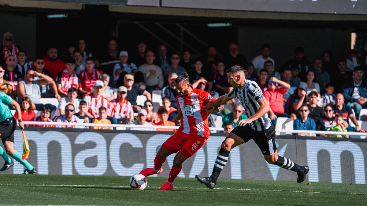 El Pichichi en Cartagonova el pasado sábado.