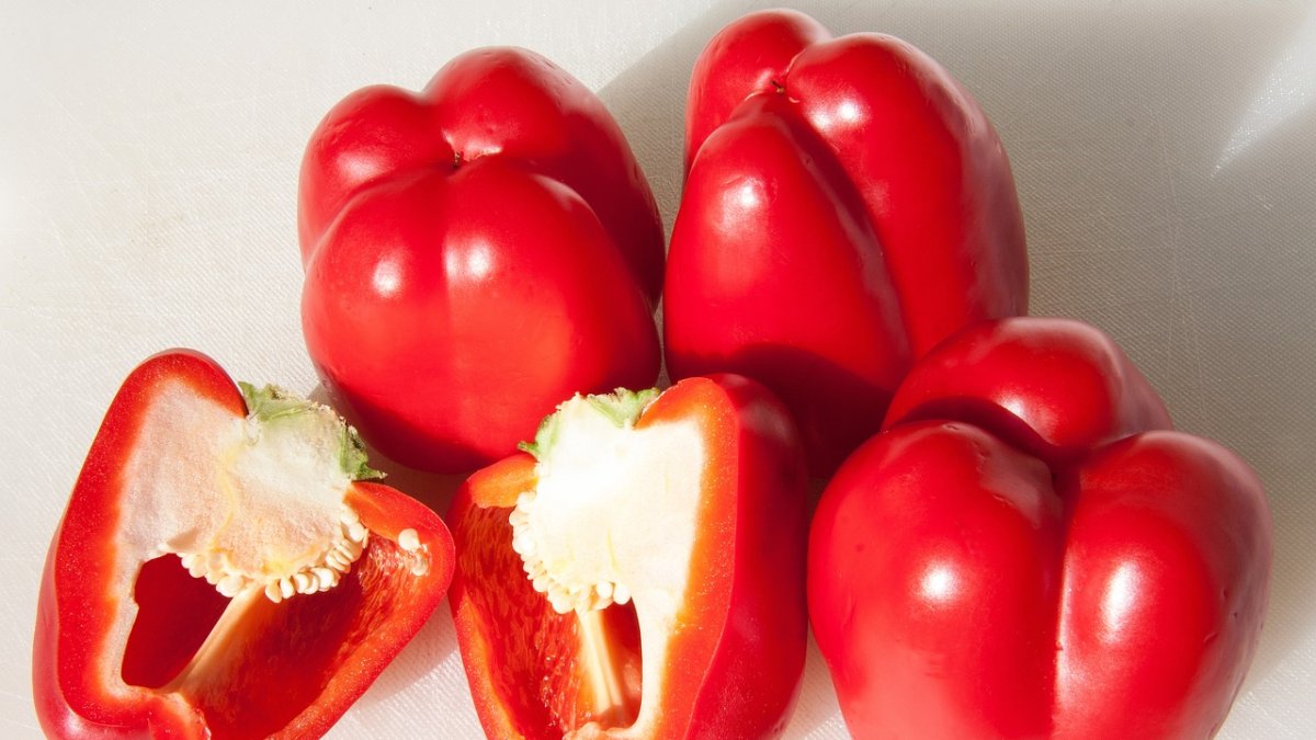 Pimientos para almorzar.