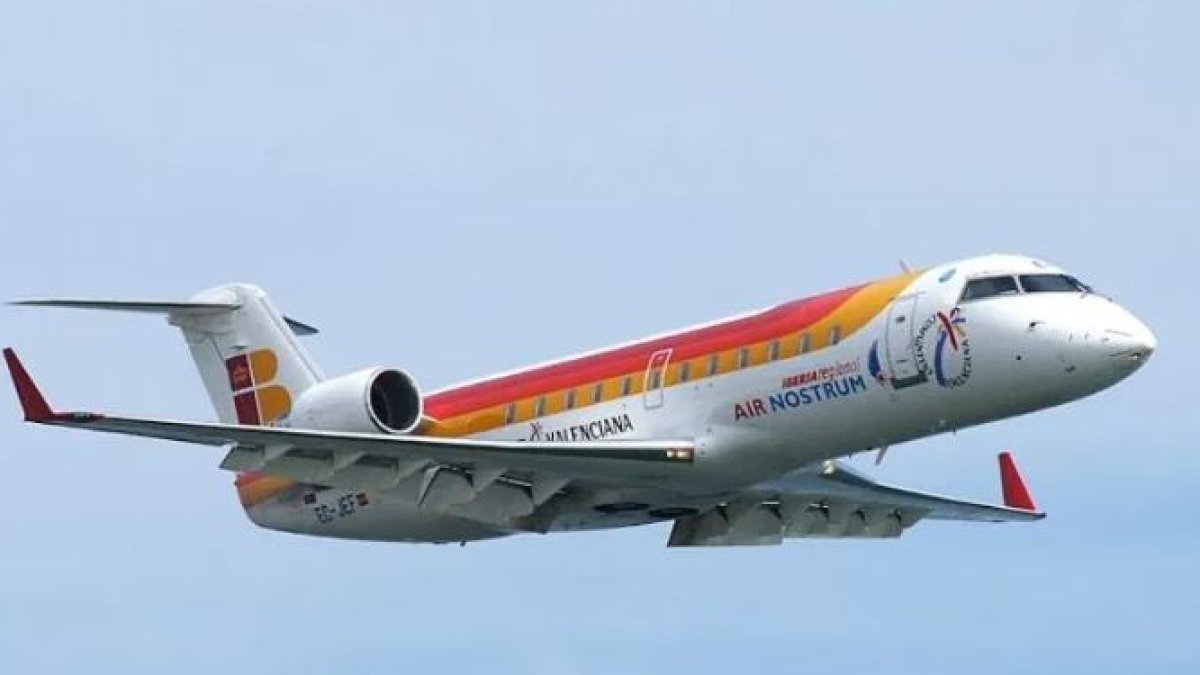 Imagen de archivo de un vuelo de Air Nostrum.