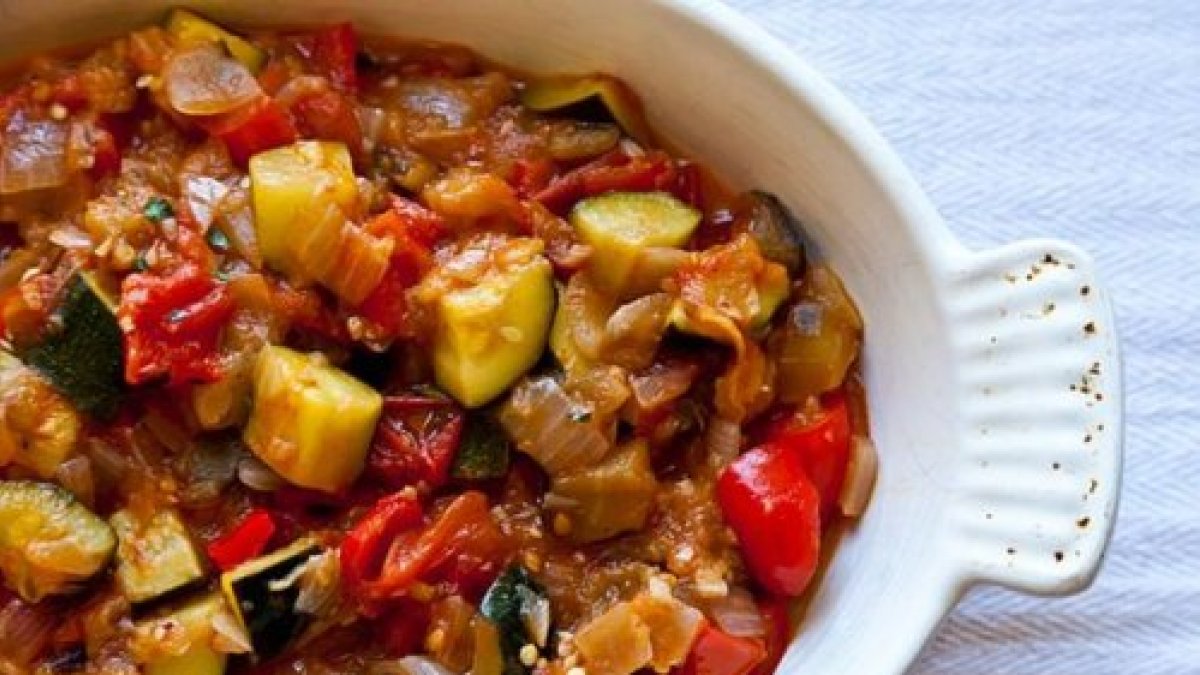 Pisto de verduras.