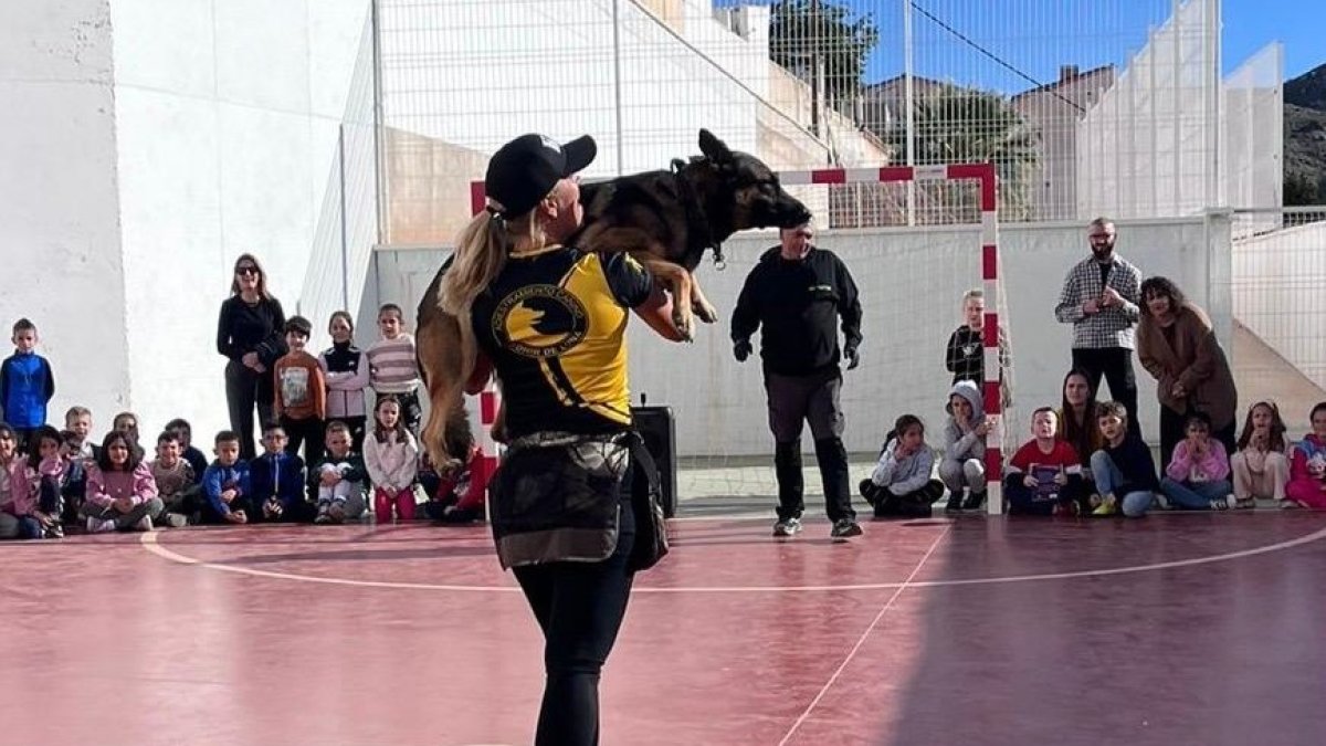 Una de las actividades lideradas por los adiestradores.