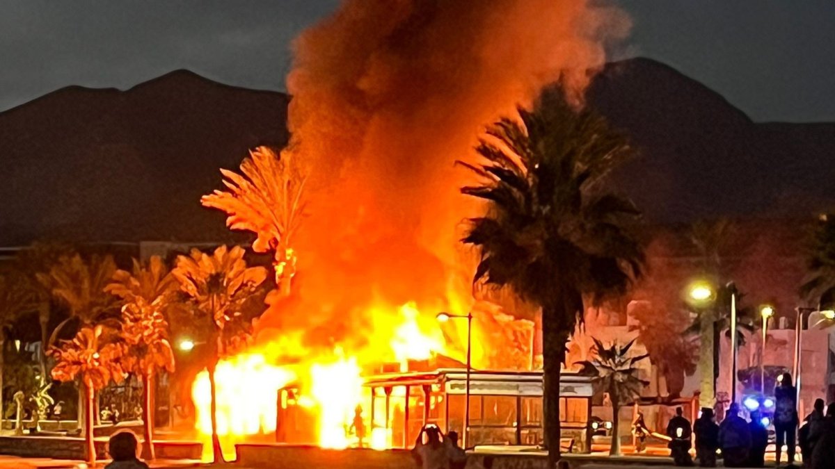 Imágenes capturadas por los vecinos de la zona.