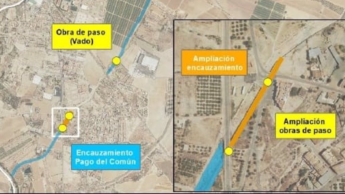 Parte del proyecto previsto para la rambla.