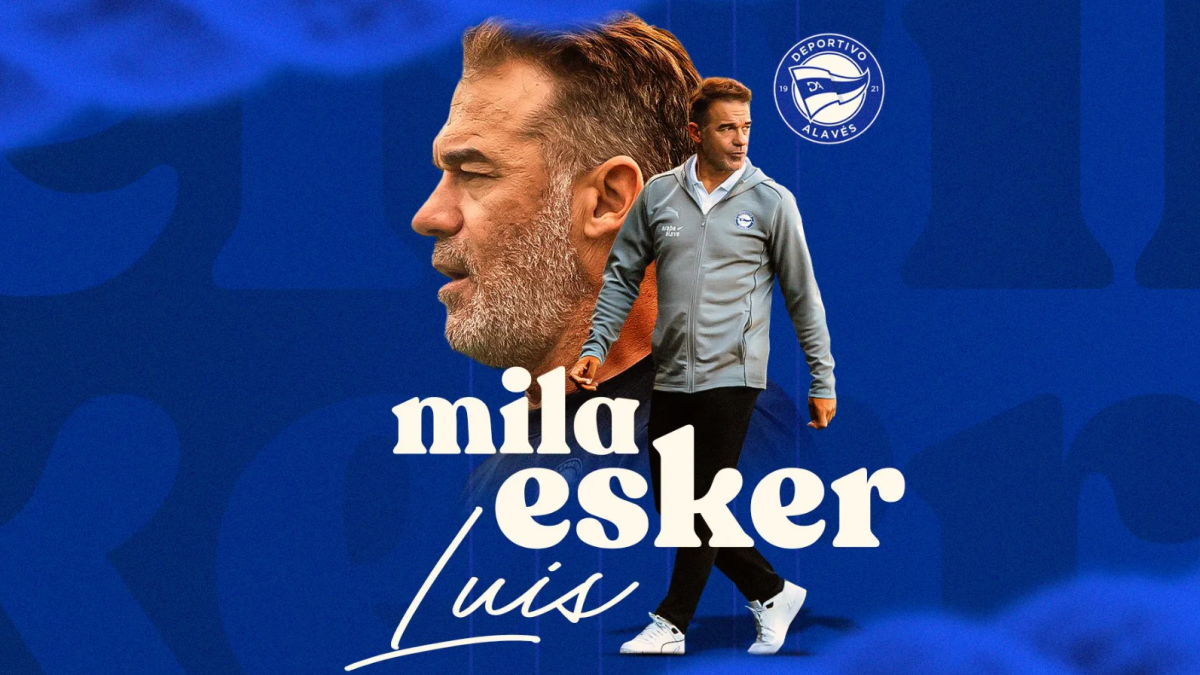 Luis García Plaza entrega el banquillo del Alavés a Eduardo Coudet.