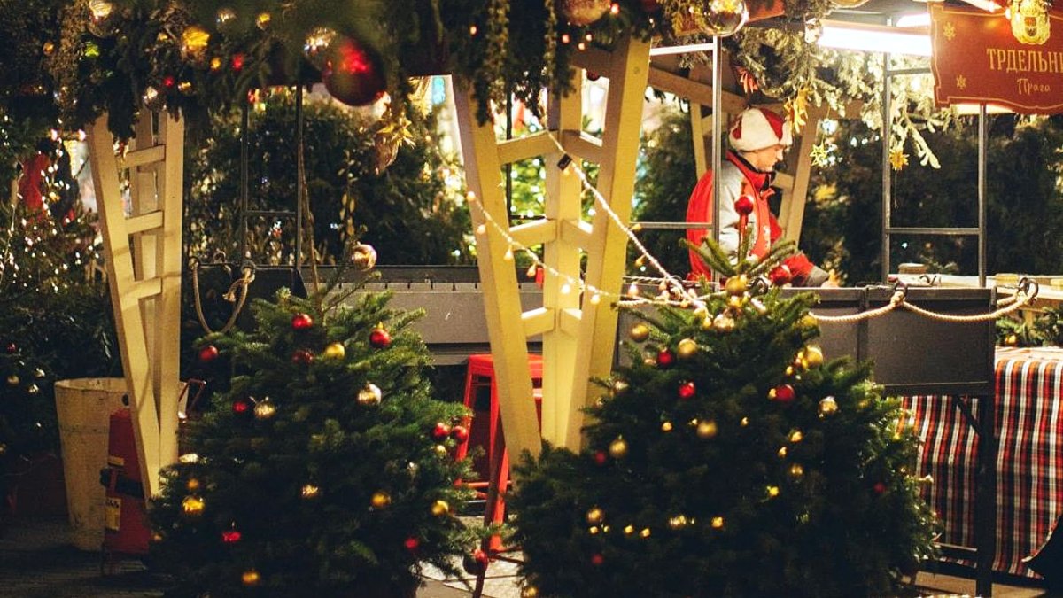 Mercadillo navideño. Foto: Pexels.com.