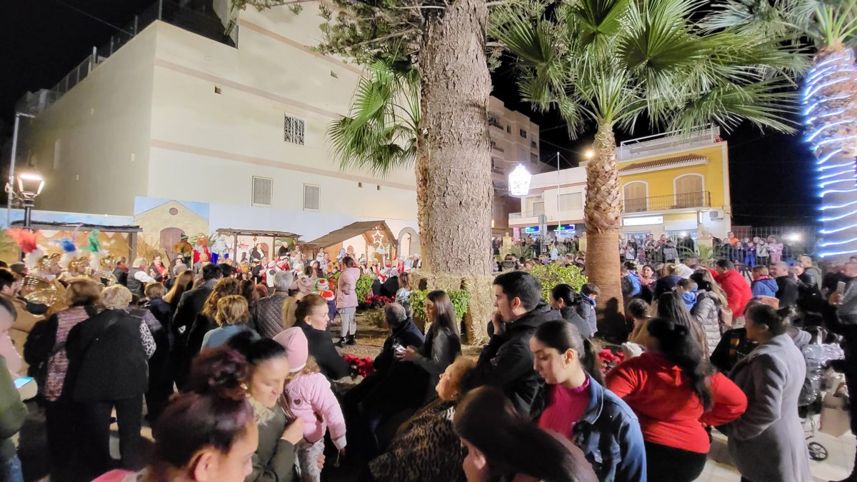 Inauguración de la Navidad en Cuevas del Almanzora en la edición anterior.