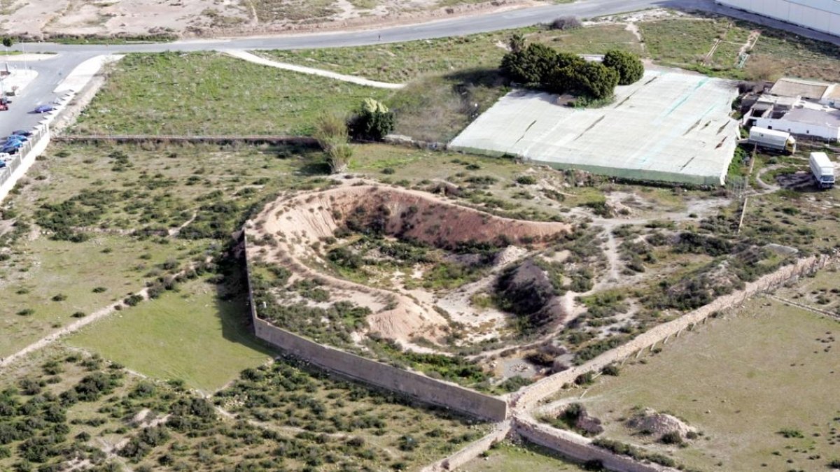 Yacimiento de Ciavieja, en El Ejido.