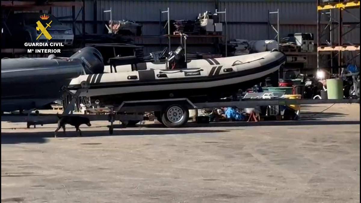 Desmantelada una base logística para narcolanchas en Murcia y Almería.