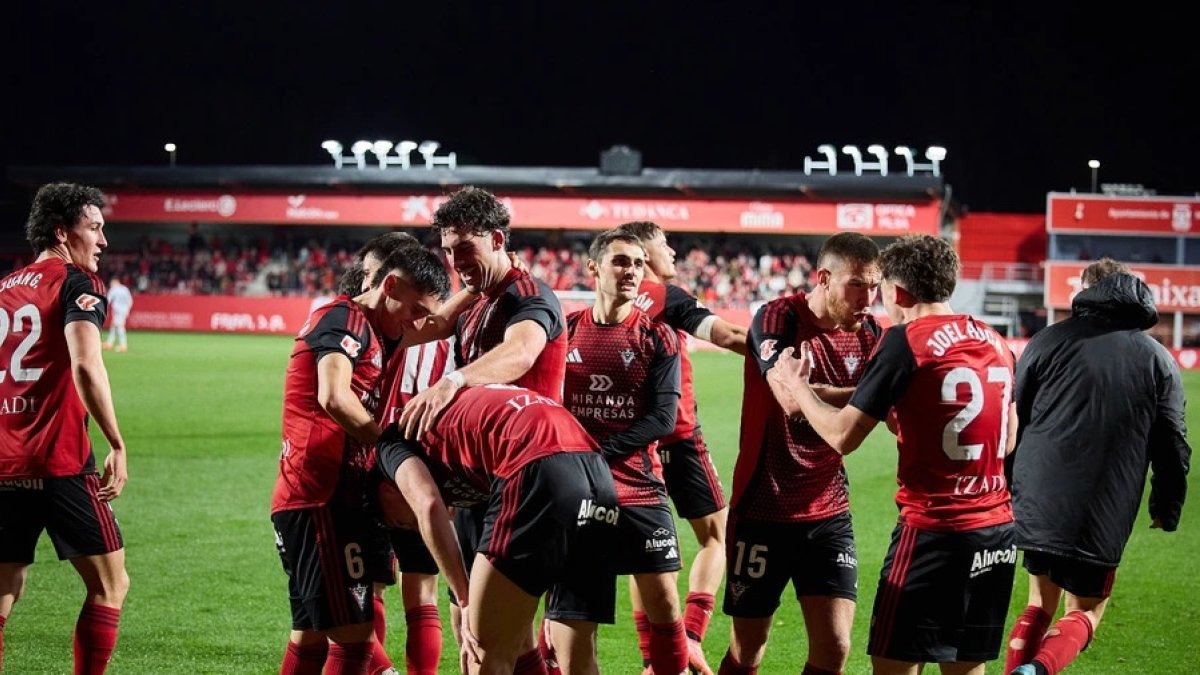 El Mirandés se ha convertido en un serio aspirante al ascenso.