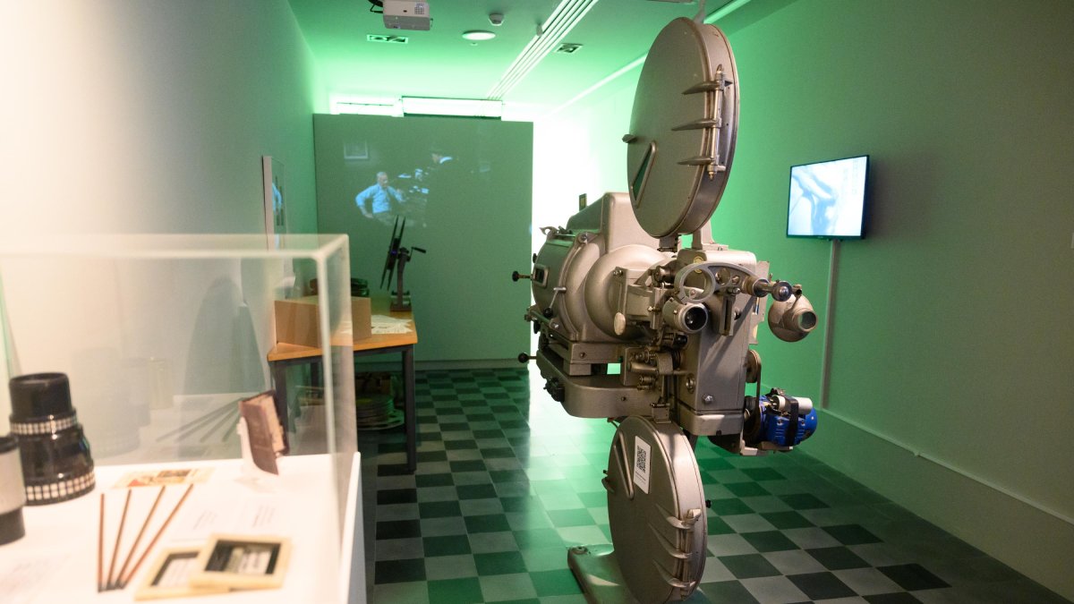 Exposición realizada en el interior de la Casa del Cine