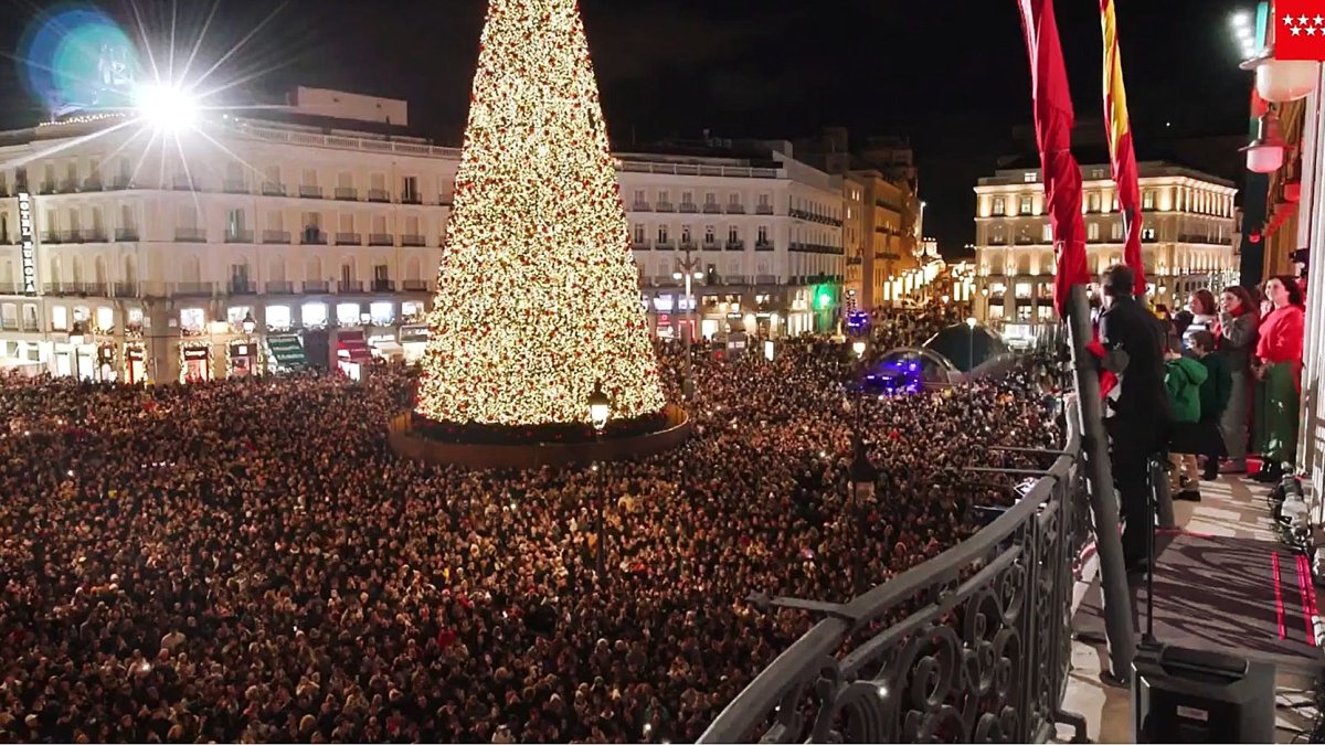 Imagen del concierto, retransmitido por las redes sociales de la Comunidad de Madrid.