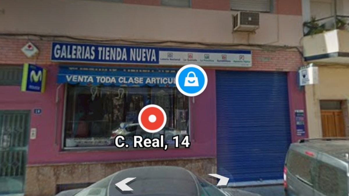 Administración de Loterías que emitió el bolero premiado en Viator.