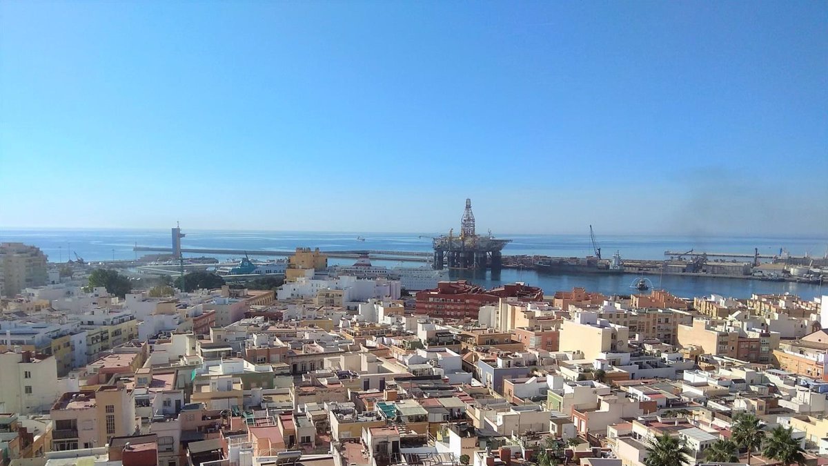Vista de la ciudad de Almería desde la Alcazaba.