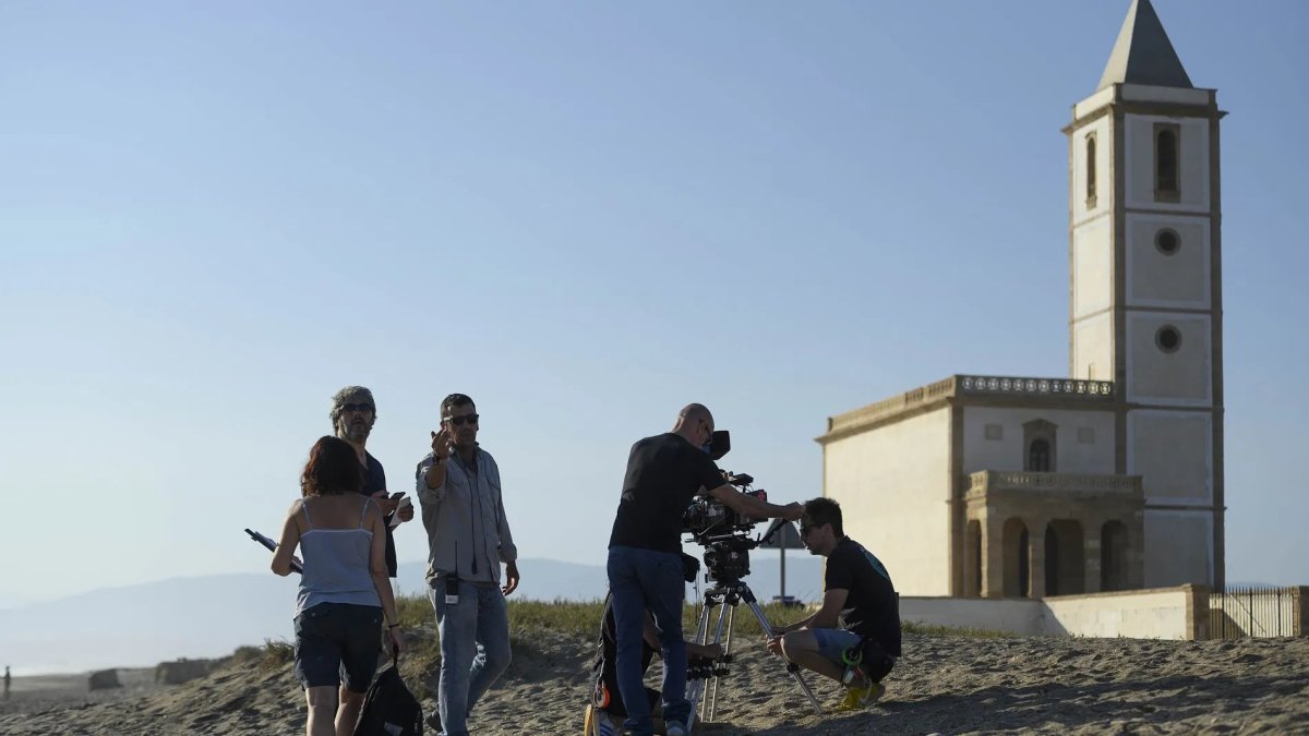 Imagen de archivo de un rodaje en Cabo de Gata.