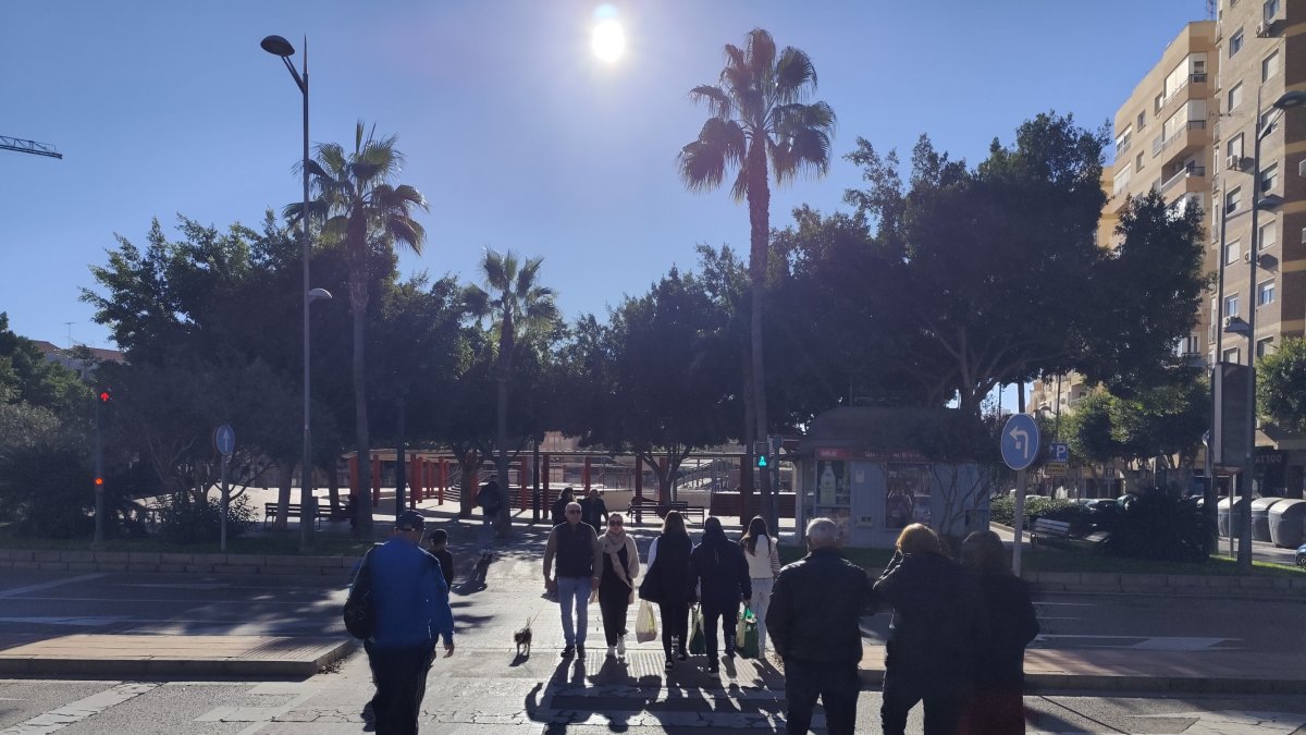 La capital amanece tranquila el día de Navidad.