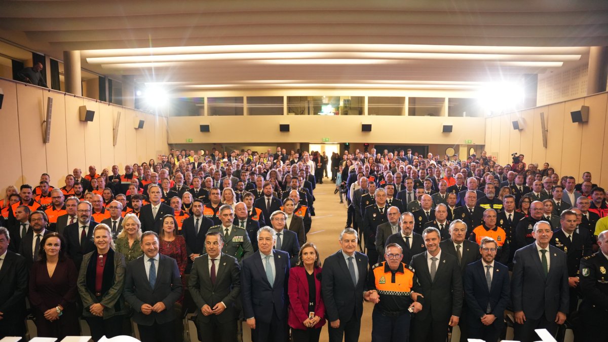Entrega de las Medallas al Mérito de Protección Civil.