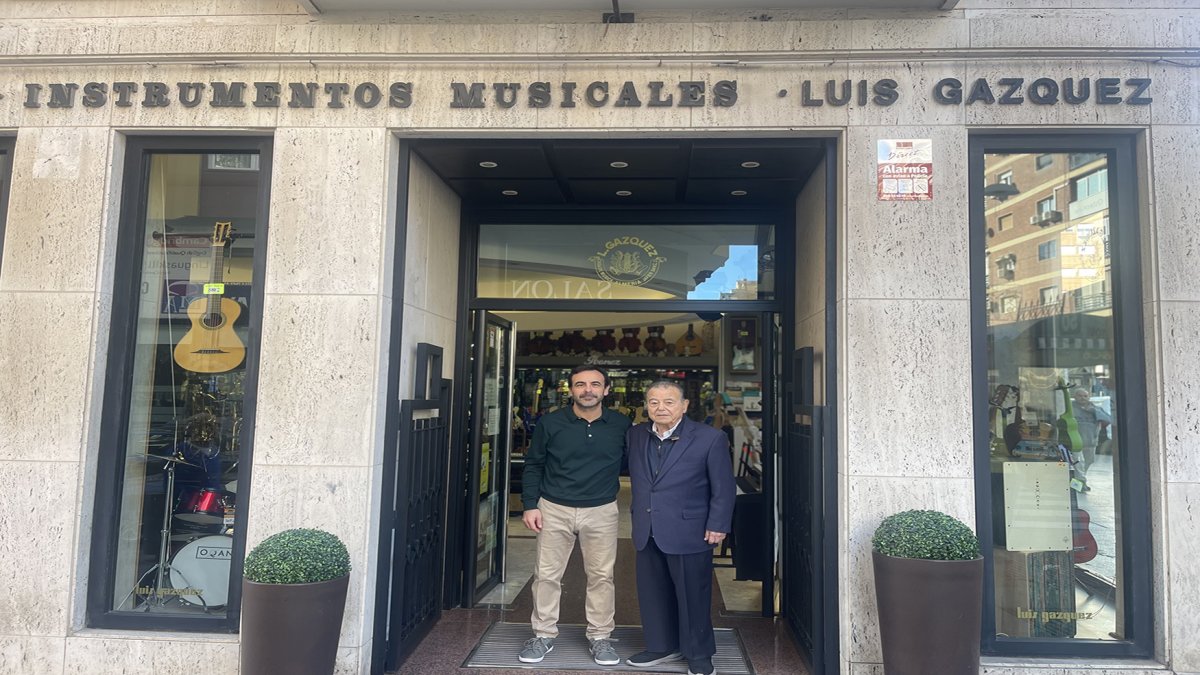 El fundador Luis Gázquez Morata en su negocio.