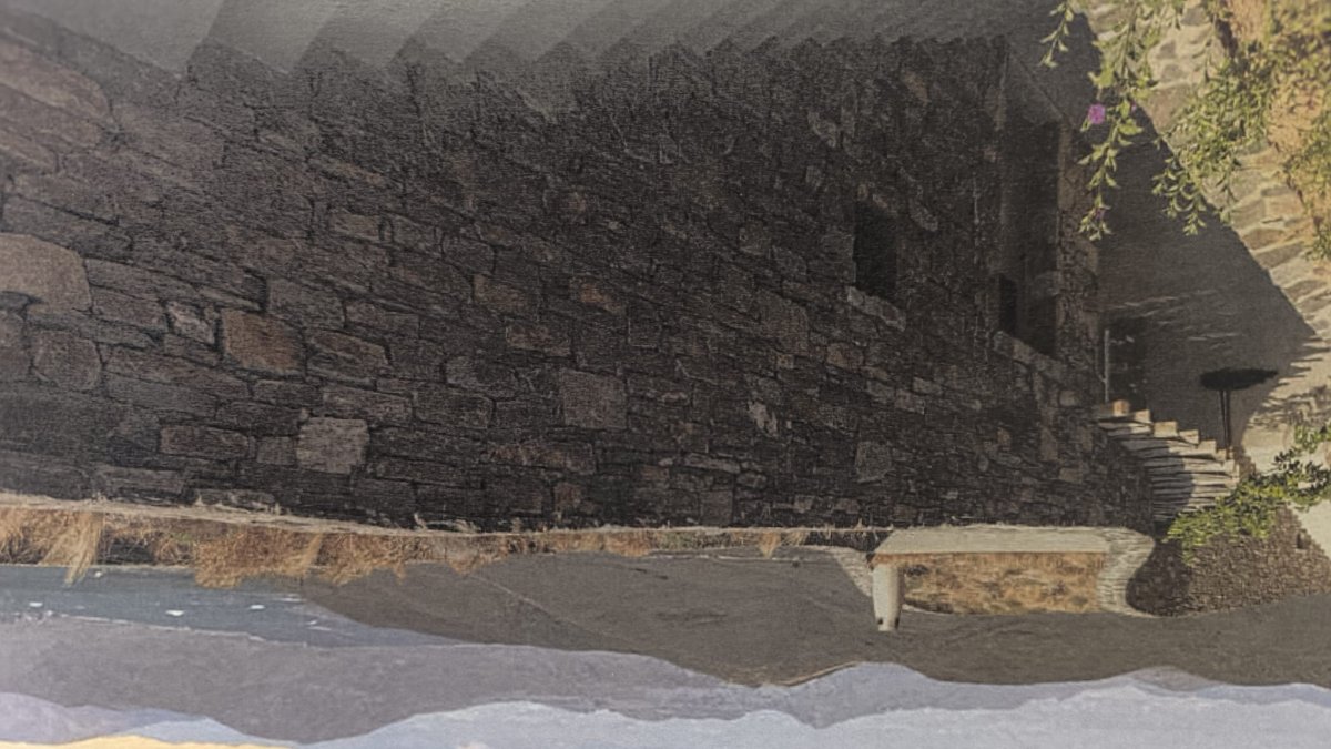 Así es el diseño de una de las paredes del nuevo hotel de lujo que se construirá en Antas.