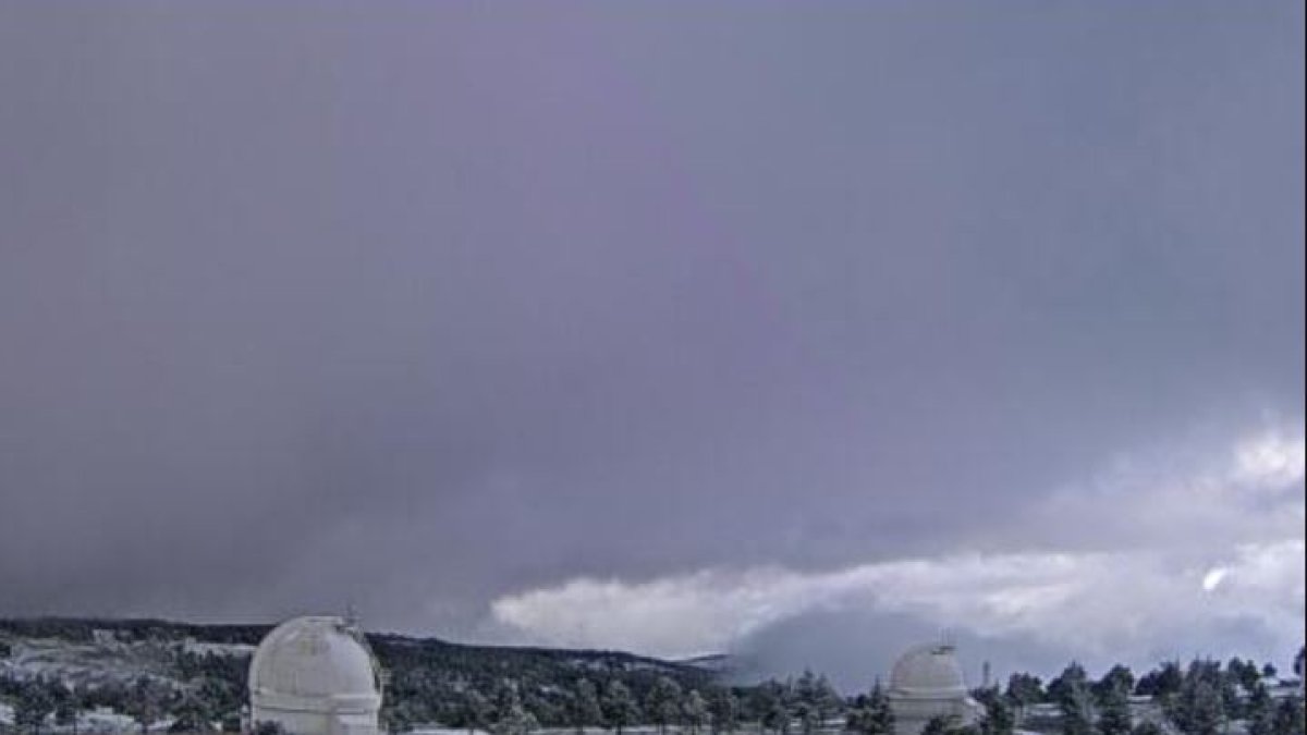 Imagen captada por las cámaras de Calar Alto.