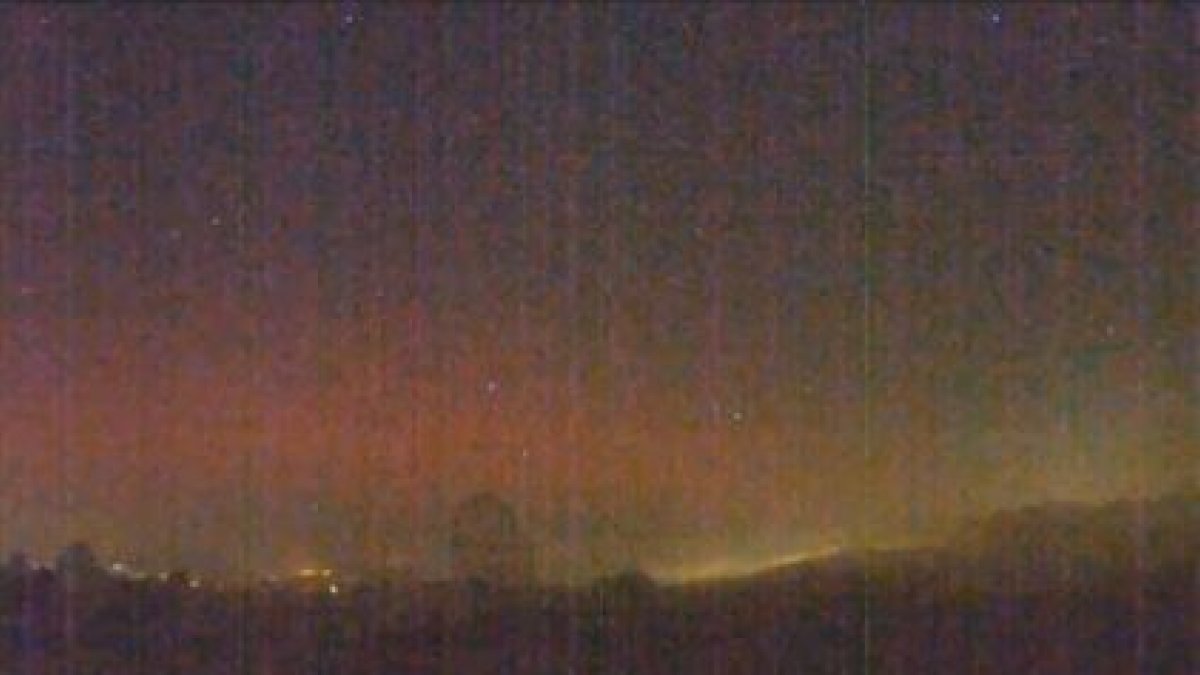 Imagen captada este 1 de enero por las cámaras de Calar Alto.