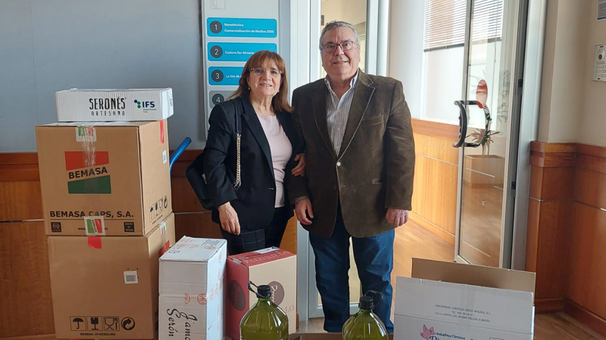 Fernando Puertas, ganador de la Macrocesta de La Voz de Almería.