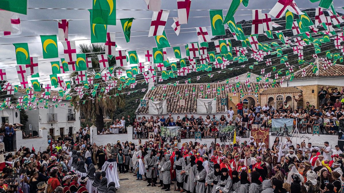Imagen de archivo de la celebración de Moros y Cristianos en Gérgal.