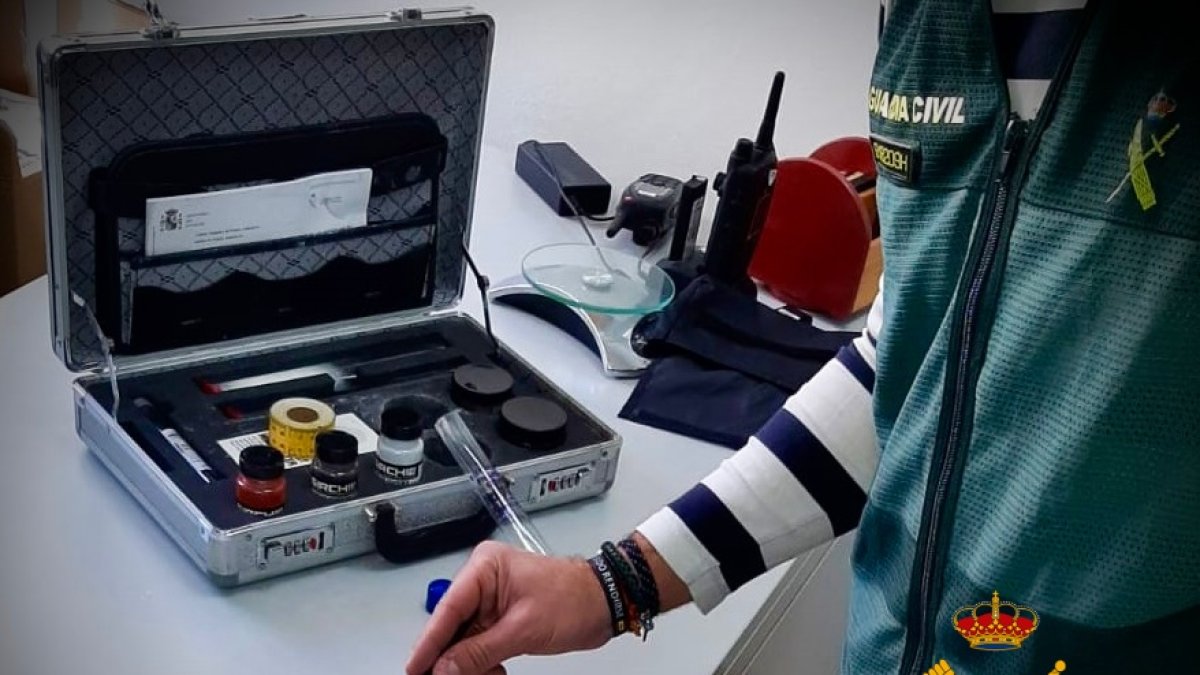 Análisis de pruebas de la Guardia Civil.