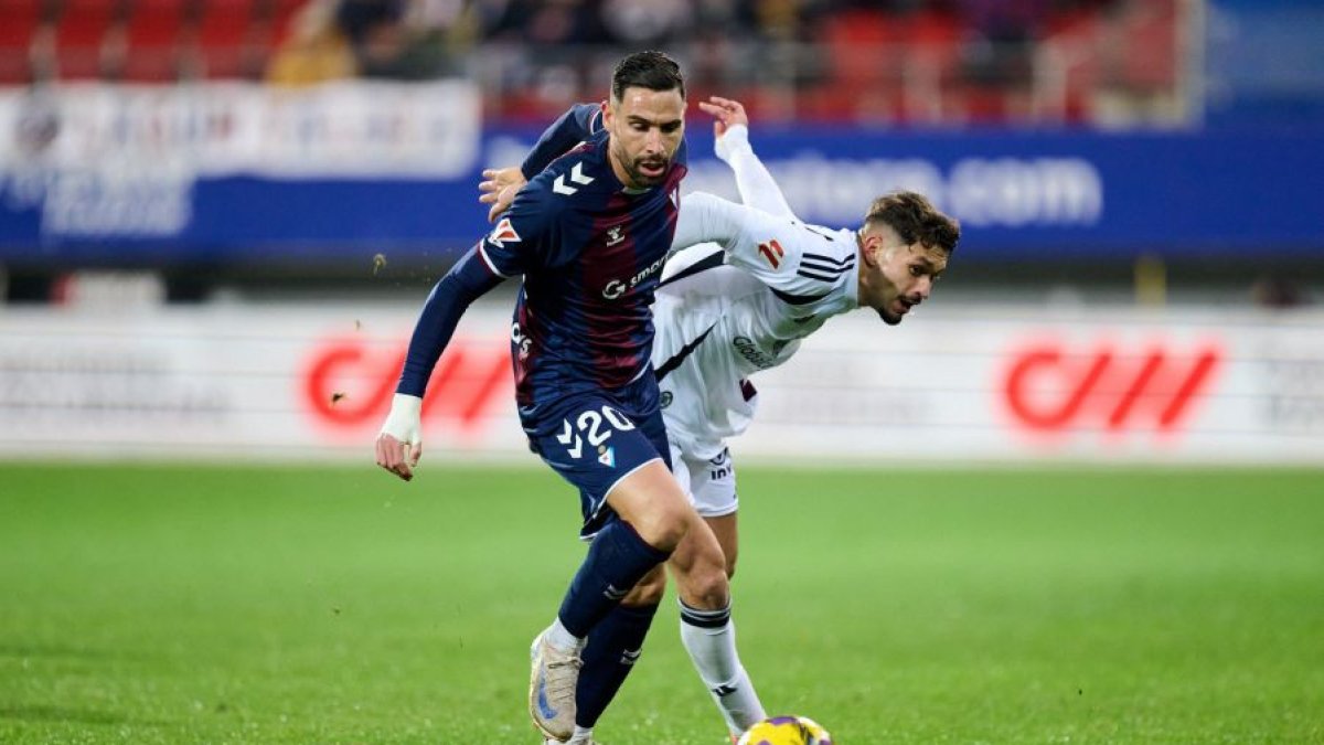 Antonio Puertas en su último partido de LaLiga frente al Albacete.