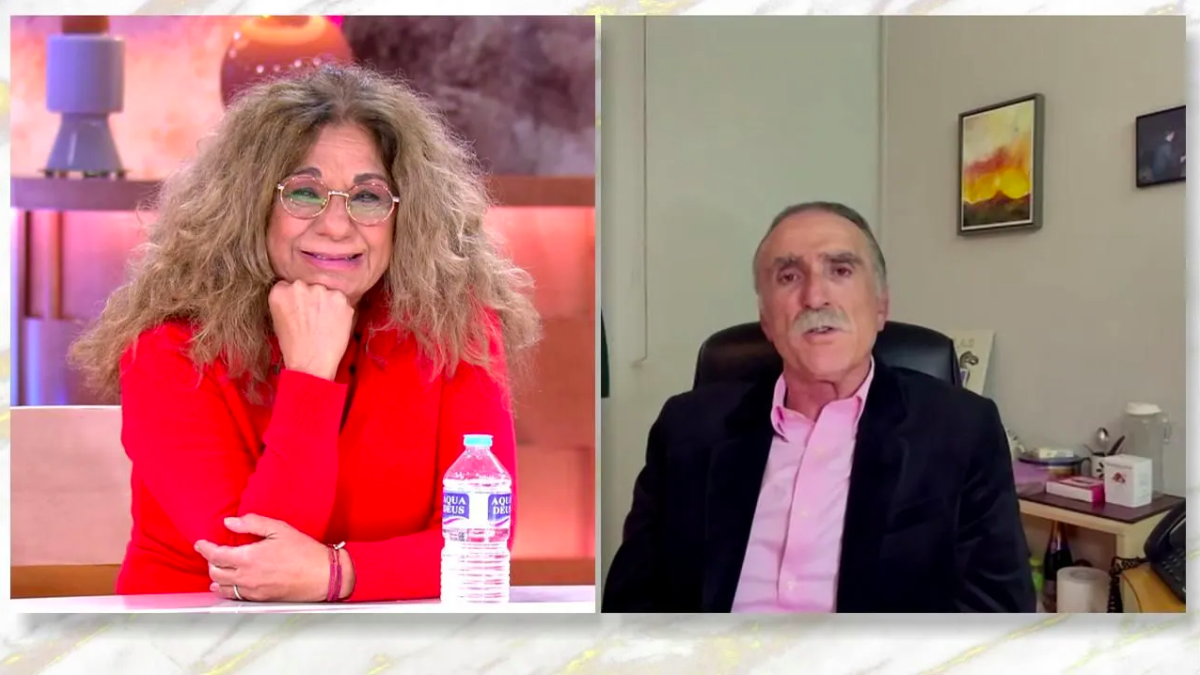 Lolita y Juan y Medio durante el programa \'TardeAR\'. Telecinco.