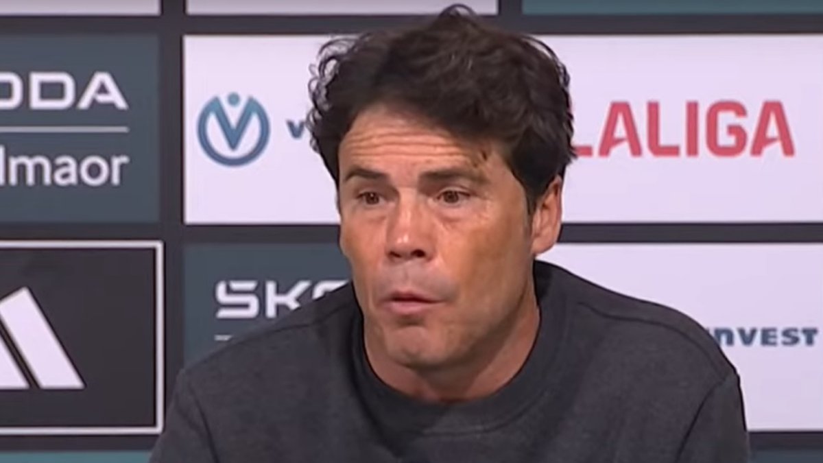 Rubi analizando la derrota del Almería en el Carlos Belmonte después de 14 jornadas invicto.