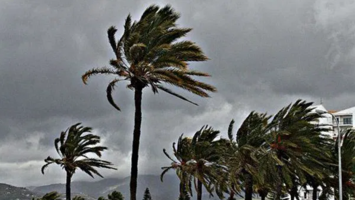 Imagen de archivo de un temporal.