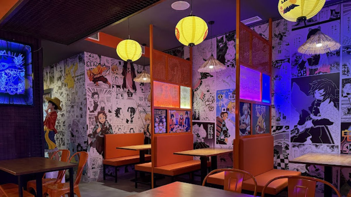 Interior de Shogun Ramen, en la calle García Alix.