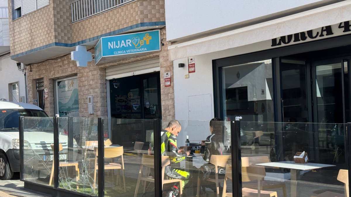 Una terraza del municipio nijareño.