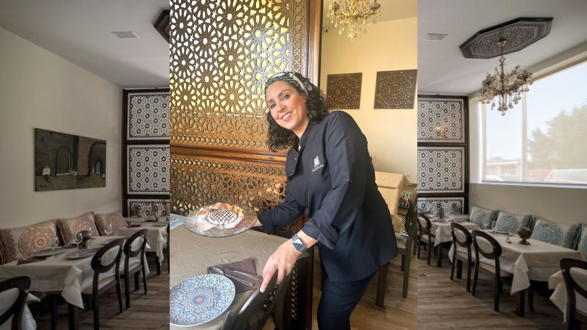 María Guernoun, dueña del Restaurante Marhaba, situado en la calle Antonio Cano, 28.