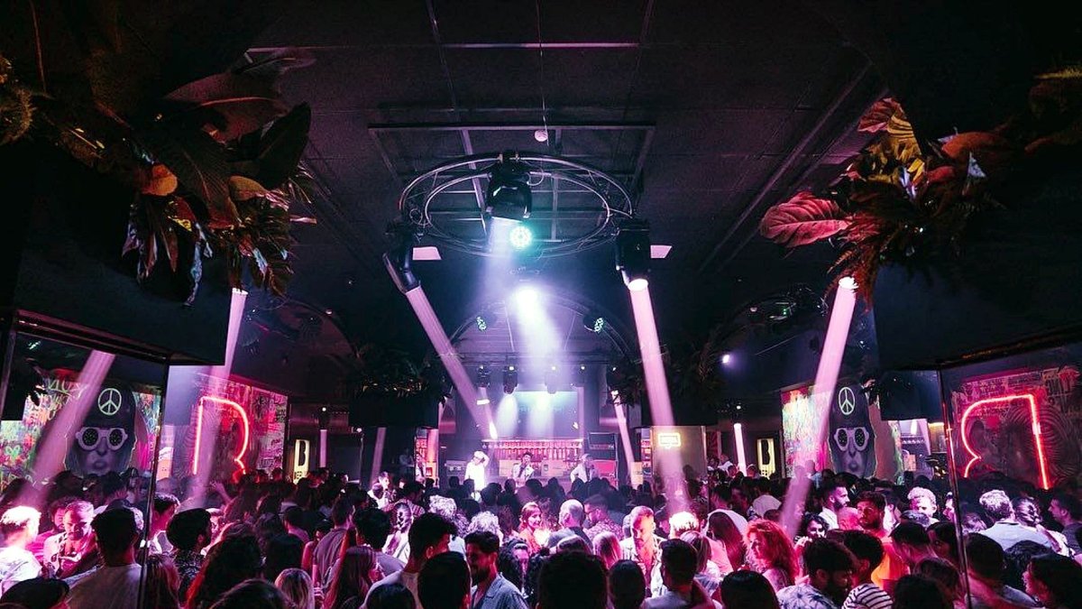 Imagen de archivo de una fiesta en la sala almeriense Berlín Social Club.