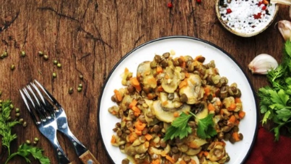 Plato de lentejas. Depositphotos.