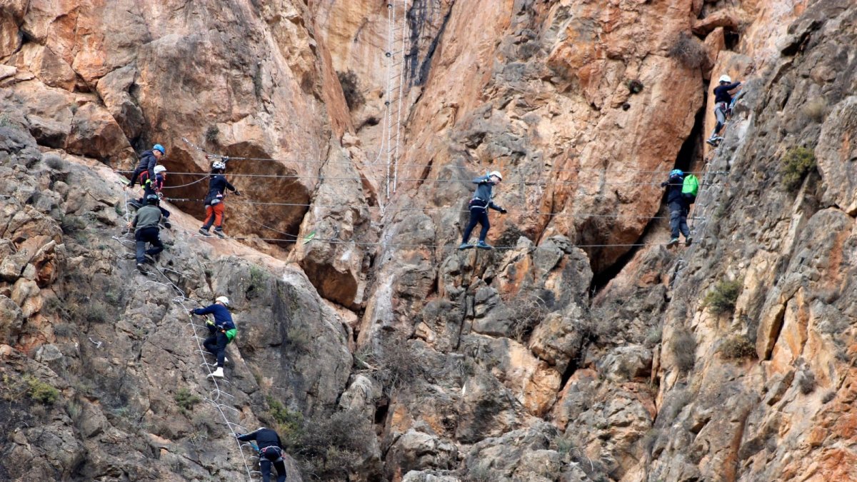 Vía ferrata de Castala en Berja.