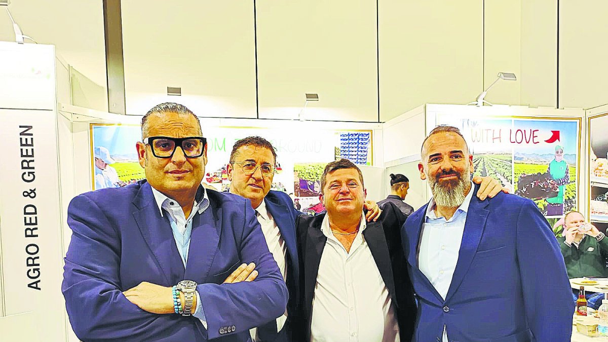 Carlos Glindemann, Nicolás, Ginés, de ‘Los Chumbos’, e Iban Martos.