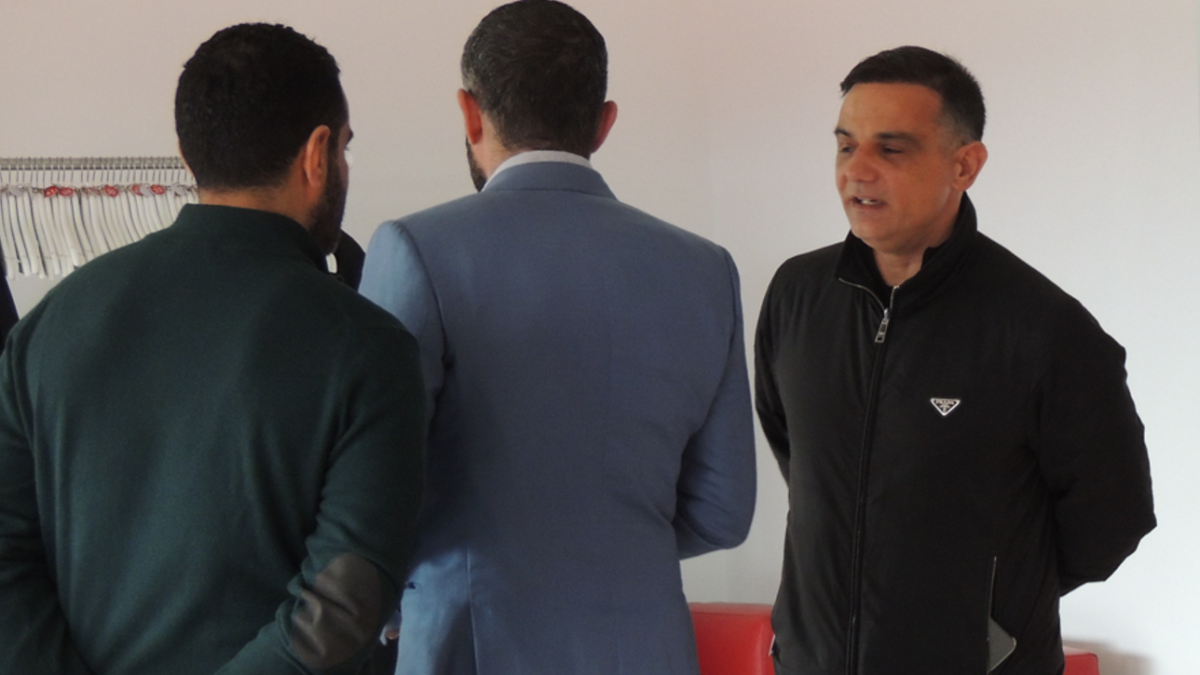 Mohamed El Assy nunca le ha dado la espalda a la afición del Almería. FOTO: Álex Peña.