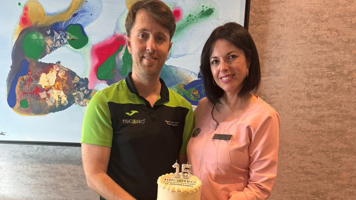 Miguel Ángel Muro junto con su mujer Maria José celebran el 15 aniversario.