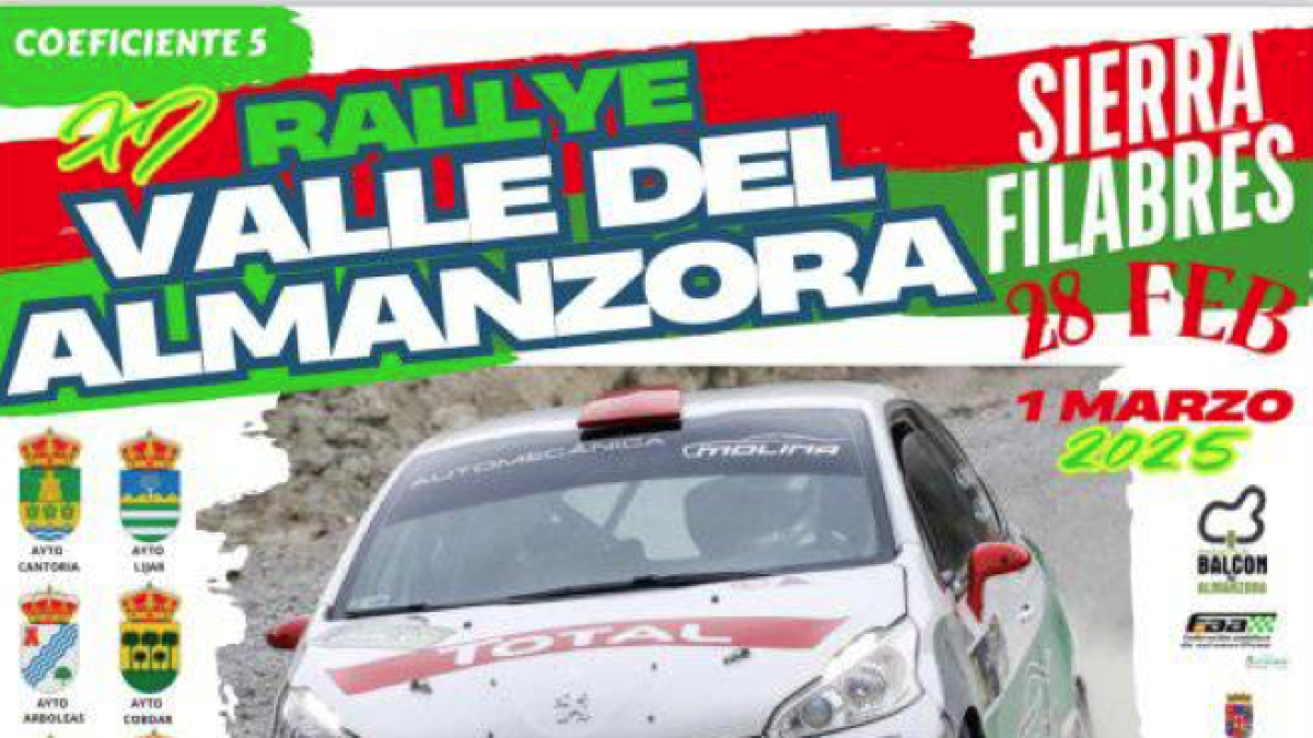 Los días 7 y 8 de marzo se llevará cabo el rallye.