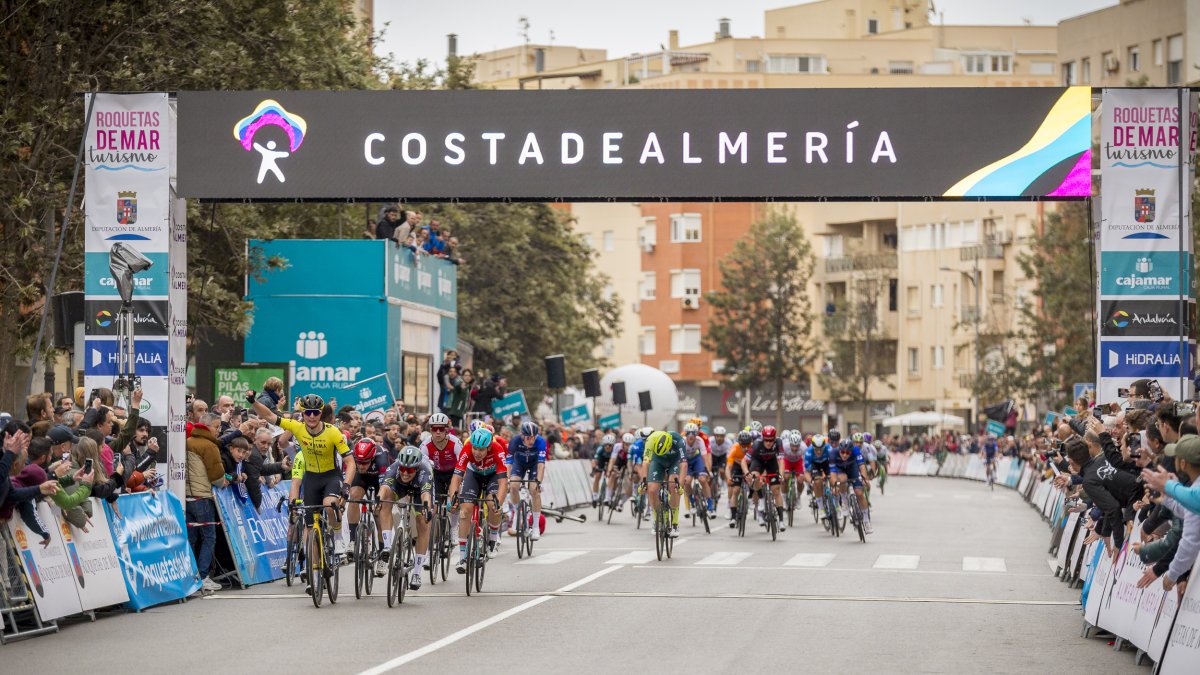 La llegada de la pasada edición a la Avenida Rey Juan Carlos I.