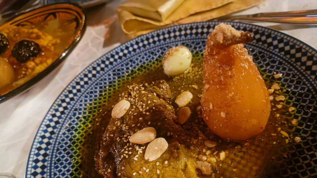 Plato de ternera del restaurante Al-Jaima.